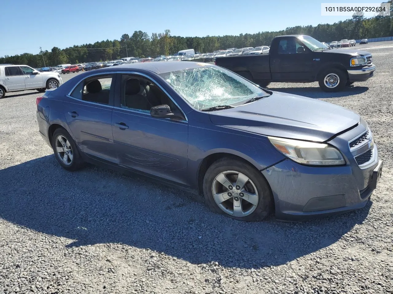 2013 Chevrolet Malibu Ls VIN: 1G11B5SA0DF292634 Lot: 75004594