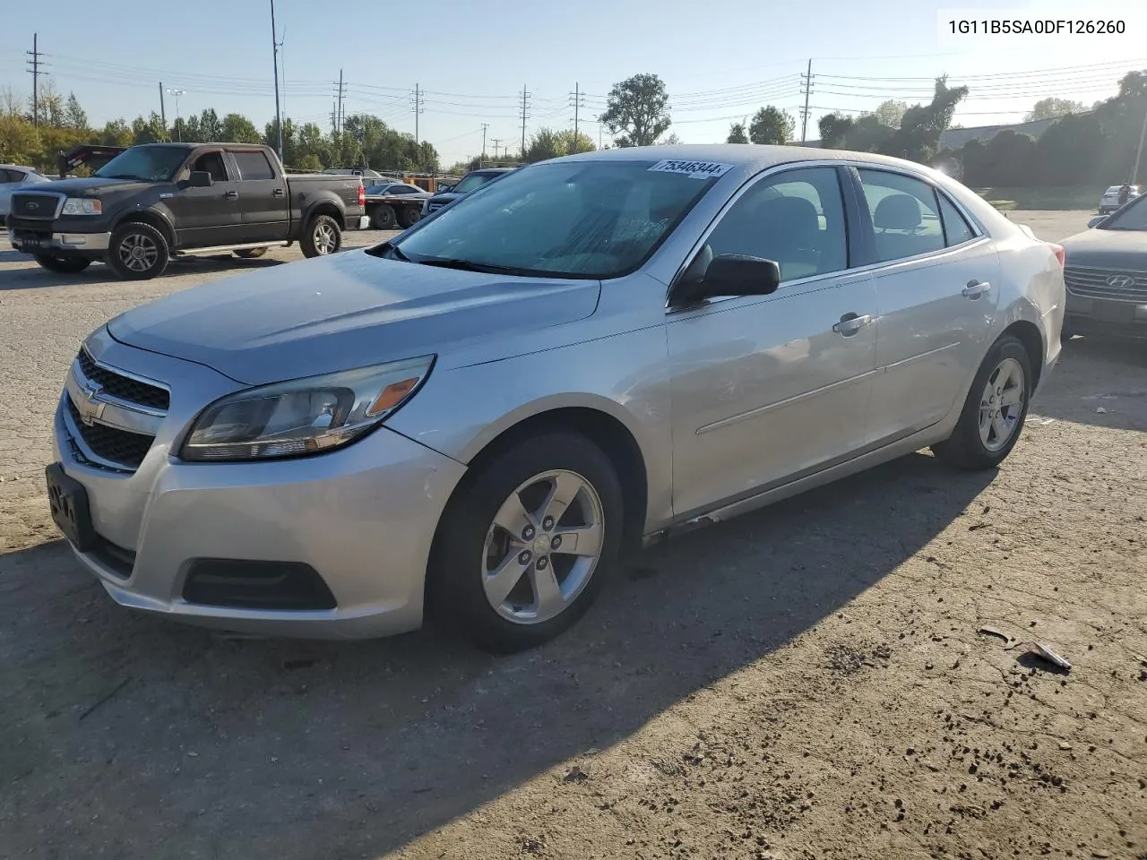 2013 Chevrolet Malibu Ls VIN: 1G11B5SA0DF126260 Lot: 75346344