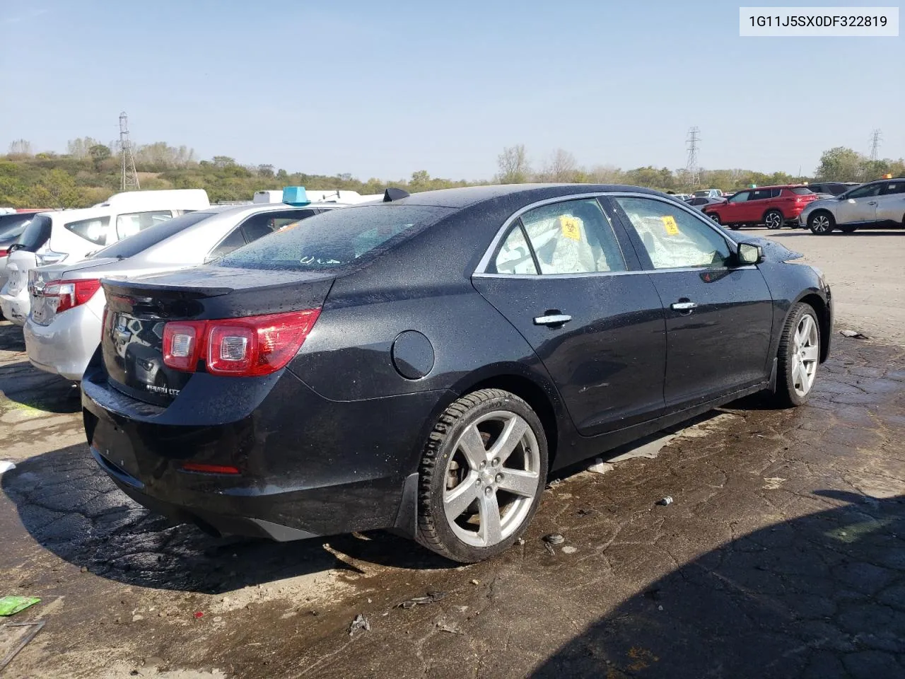 2013 Chevrolet Malibu Ltz VIN: 1G11J5SX0DF322819 Lot: 75450114