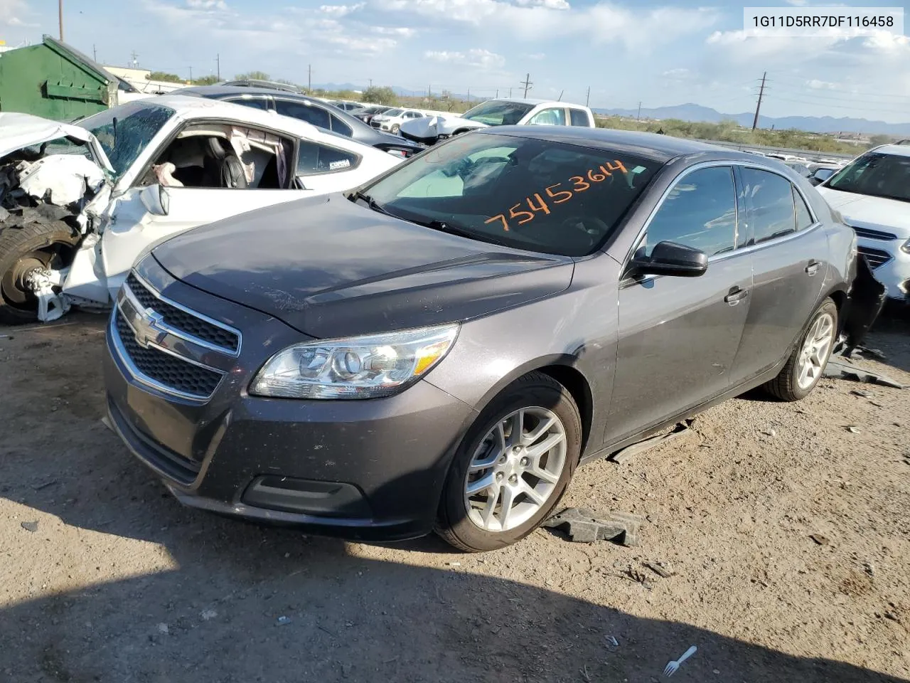 2013 Chevrolet Malibu 1Lt VIN: 1G11D5RR7DF116458 Lot: 75453614