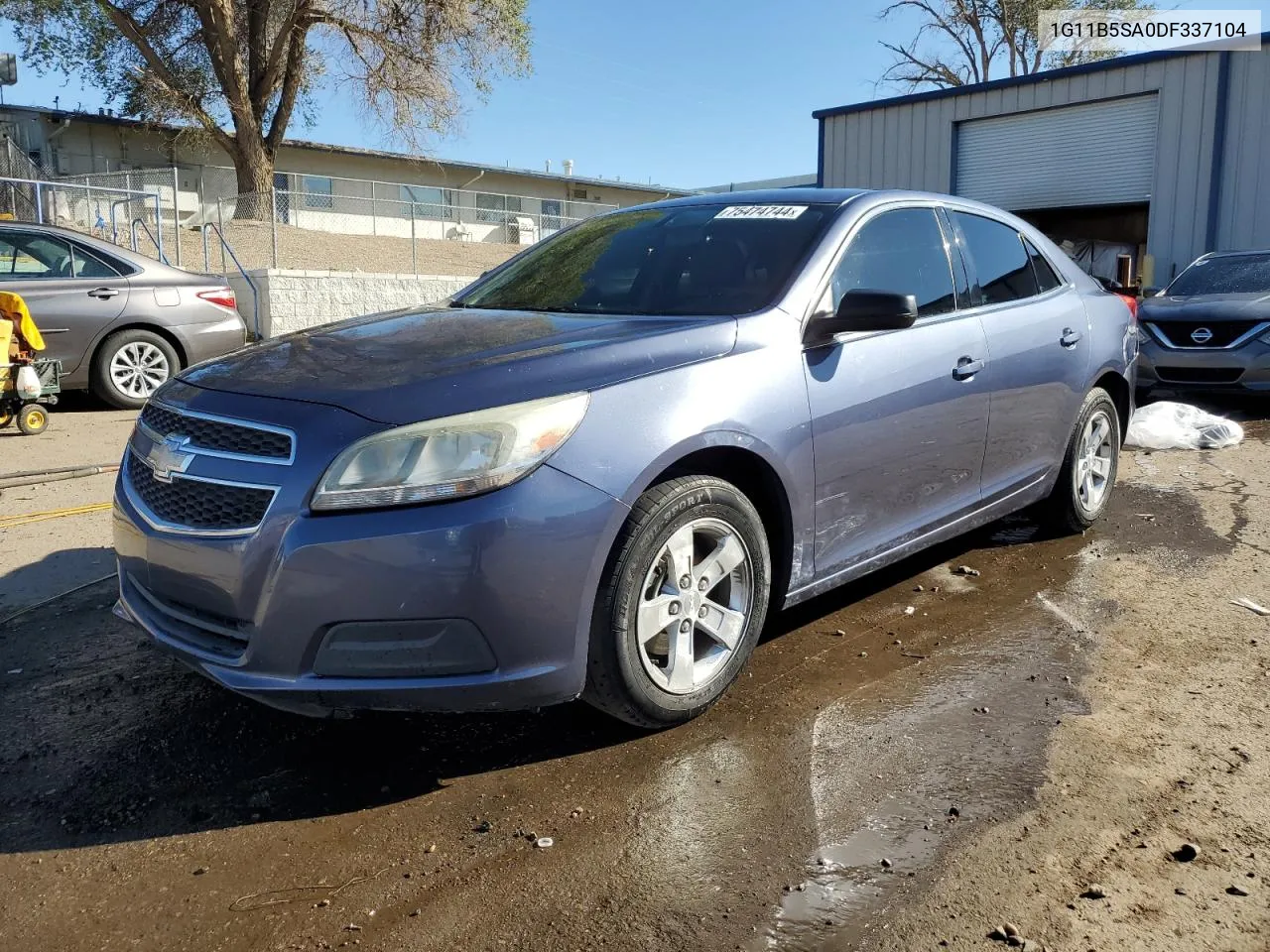 2013 Chevrolet Malibu Ls VIN: 1G11B5SA0DF337104 Lot: 75474744