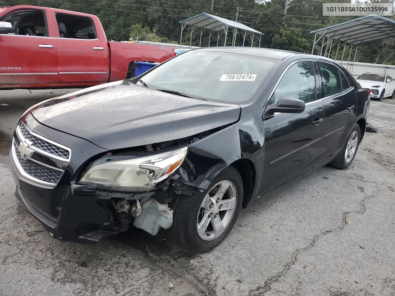 2013 Chevrolet Malibu Ls VIN: 1G11B5SA1DU135996 Lot: 75612474