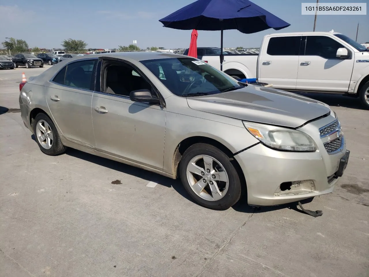 2013 Chevrolet Malibu Ls VIN: 1G11B5SA6DF243261 Lot: 75648934