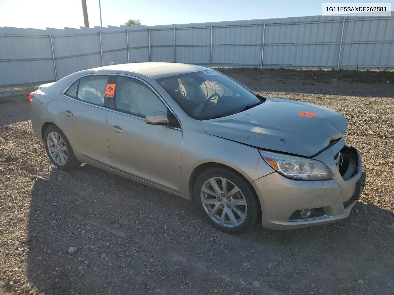 2013 Chevrolet Malibu 2Lt VIN: 1G11E5SAXDF262581 Lot: 75851314