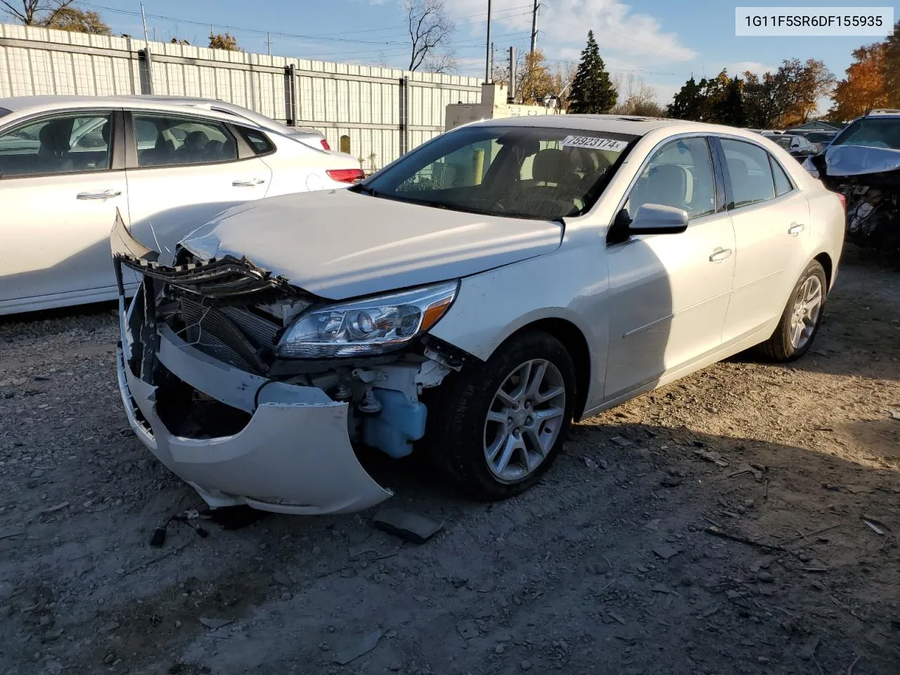 2013 Chevrolet Malibu 2Lt VIN: 1G11F5SR6DF155935 Lot: 75923174