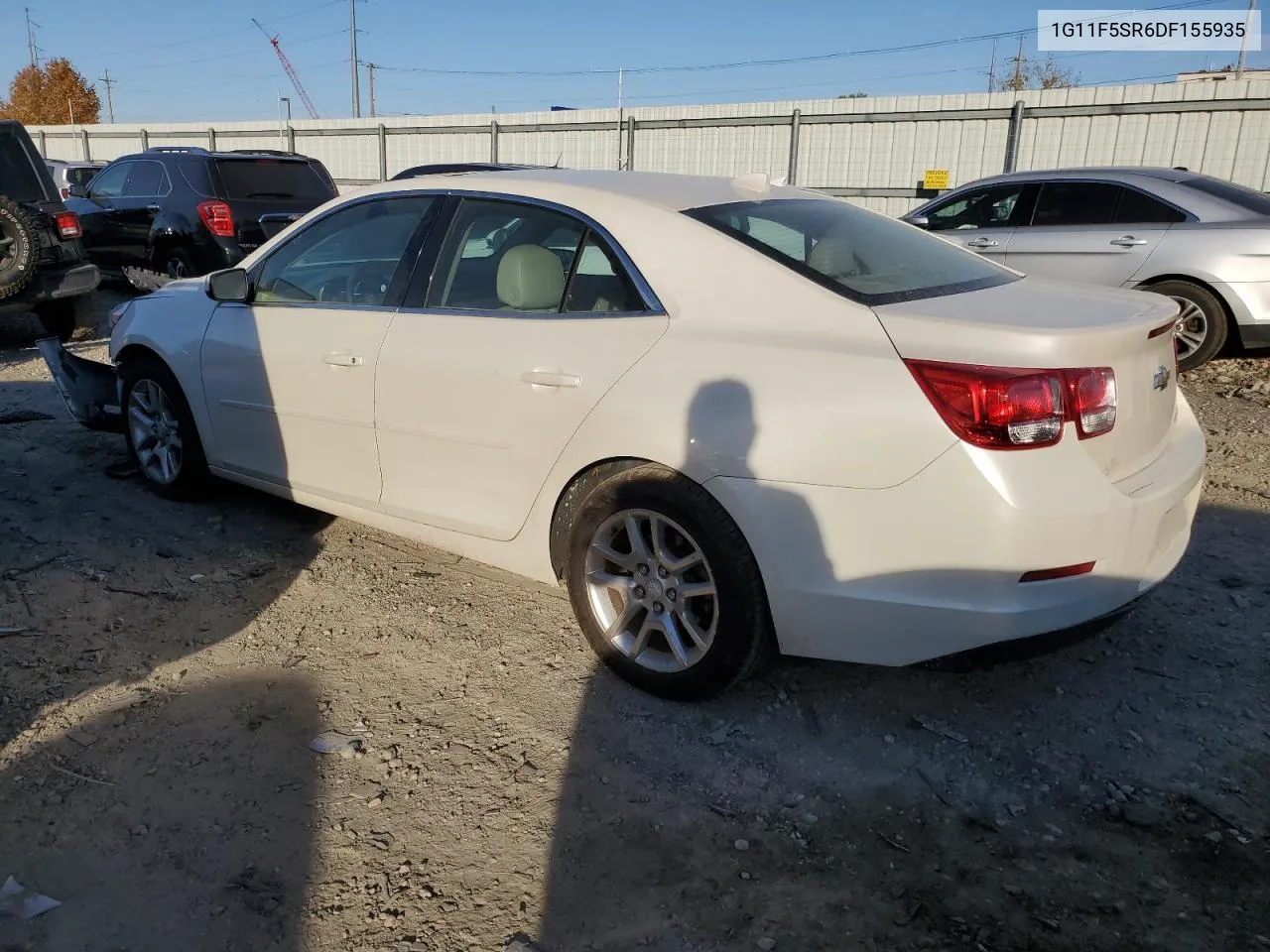 2013 Chevrolet Malibu 2Lt VIN: 1G11F5SR6DF155935 Lot: 75923174