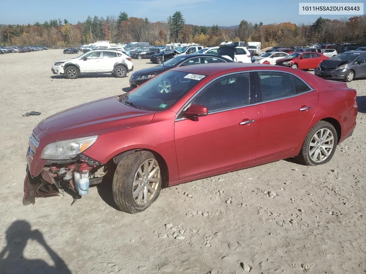 2013 Chevrolet Malibu Ltz VIN: 1G11H5SA2DU143443 Lot: 77263784