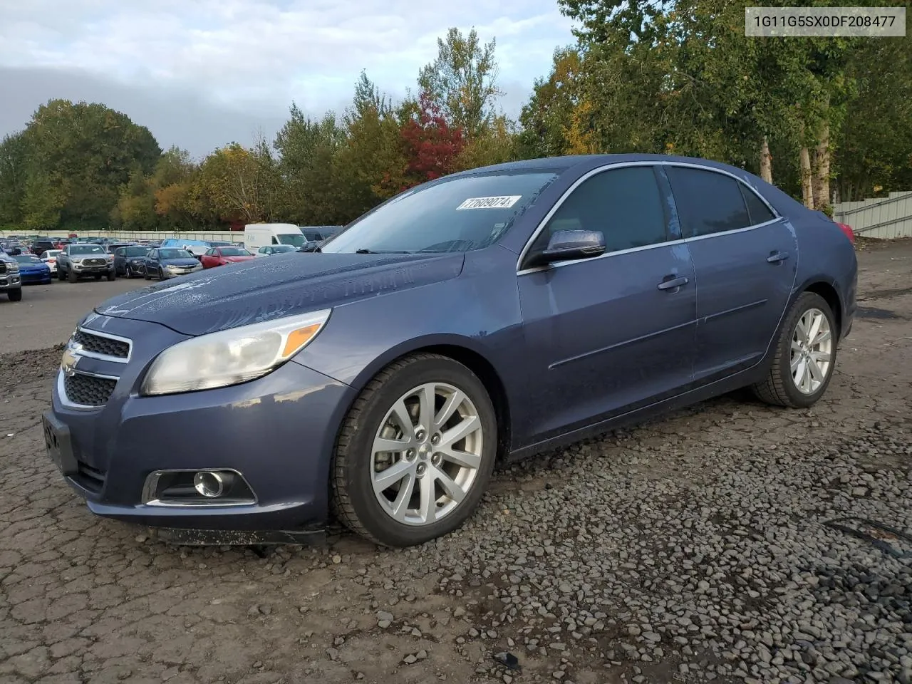 2013 Chevrolet Malibu 3Lt VIN: 1G11G5SX0DF208477 Lot: 77609074