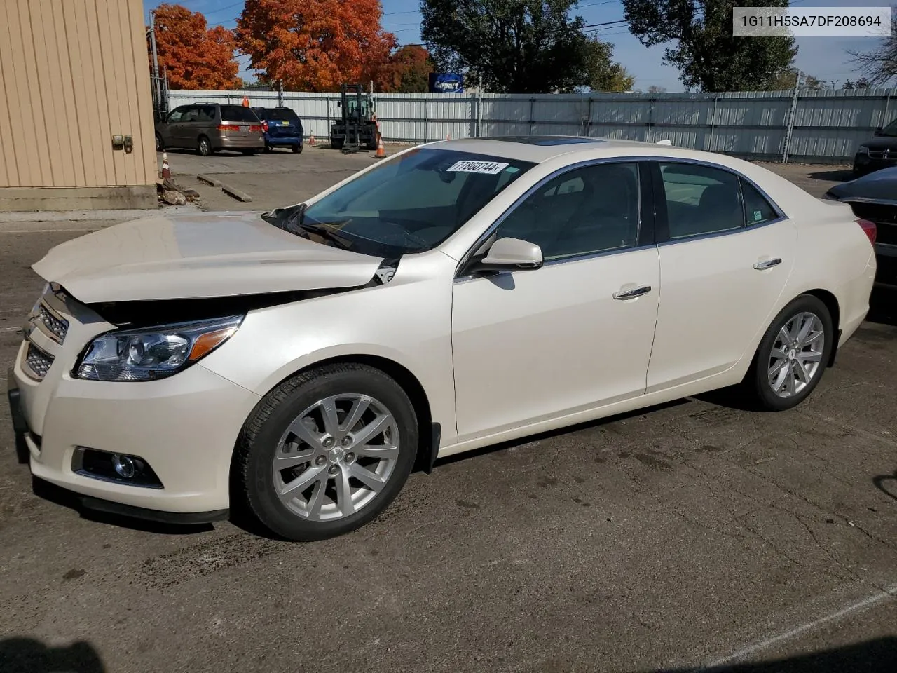 2013 Chevrolet Malibu Ltz VIN: 1G11H5SA7DF208694 Lot: 77860744