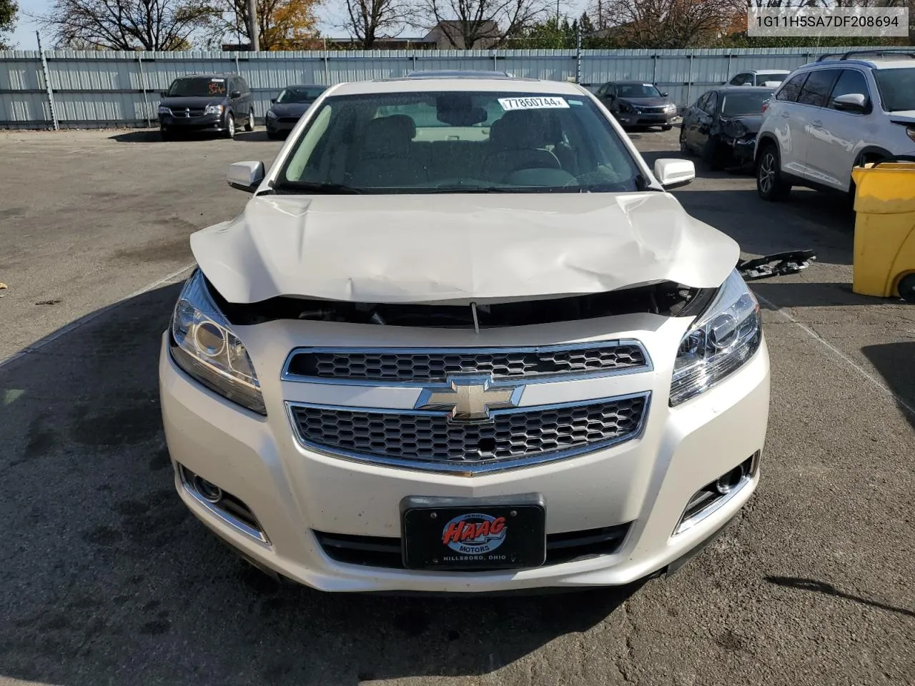 2013 Chevrolet Malibu Ltz VIN: 1G11H5SA7DF208694 Lot: 77860744