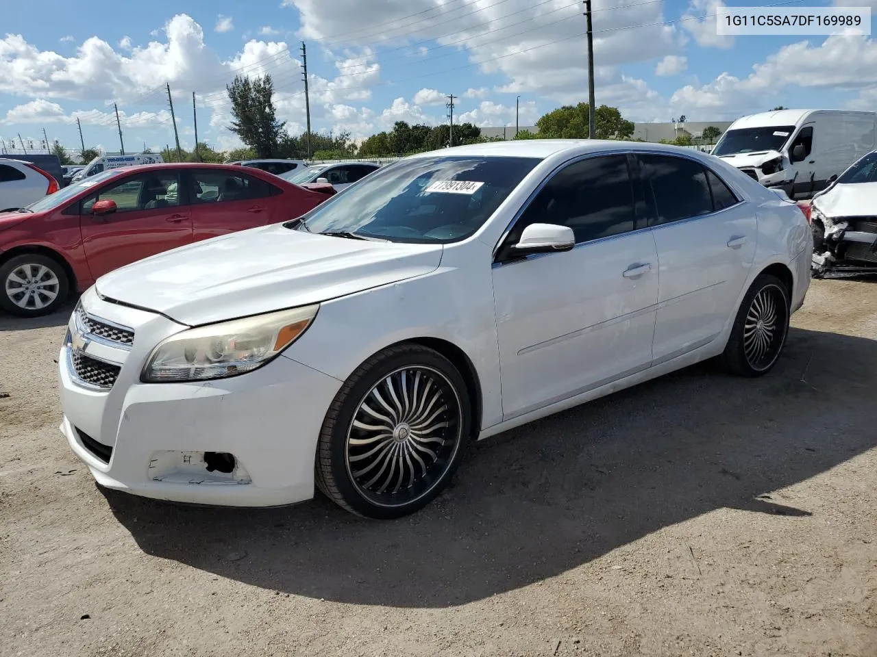 2013 Chevrolet Malibu 1Lt VIN: 1G11C5SA7DF169989 Lot: 77991304