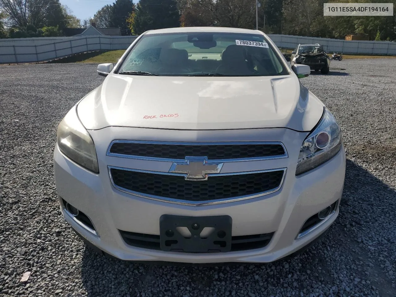 2013 Chevrolet Malibu 2Lt VIN: 1G11E5SA4DF194164 Lot: 78037394