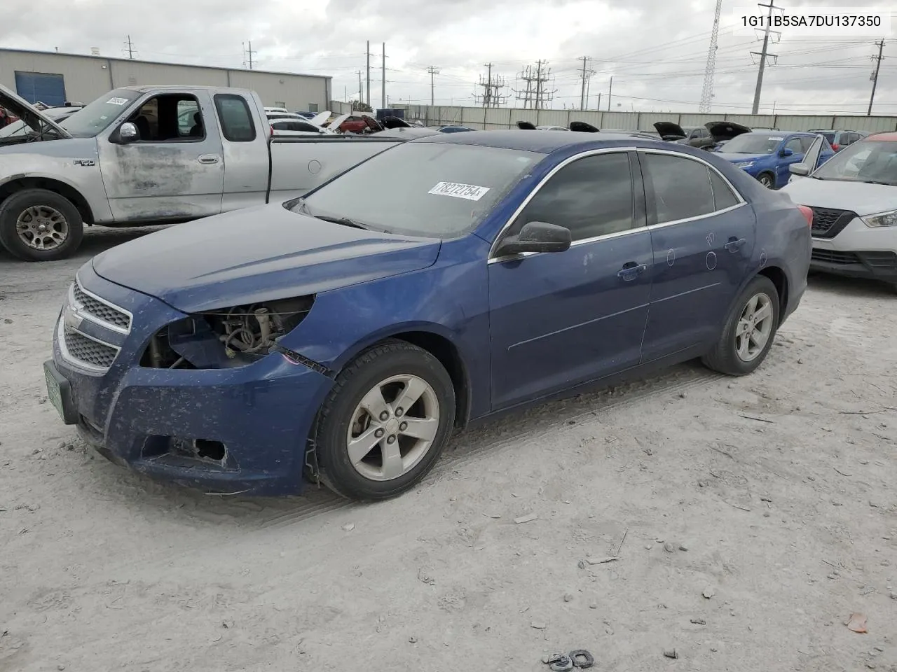 2013 Chevrolet Malibu Ls VIN: 1G11B5SA7DU137350 Lot: 78272754