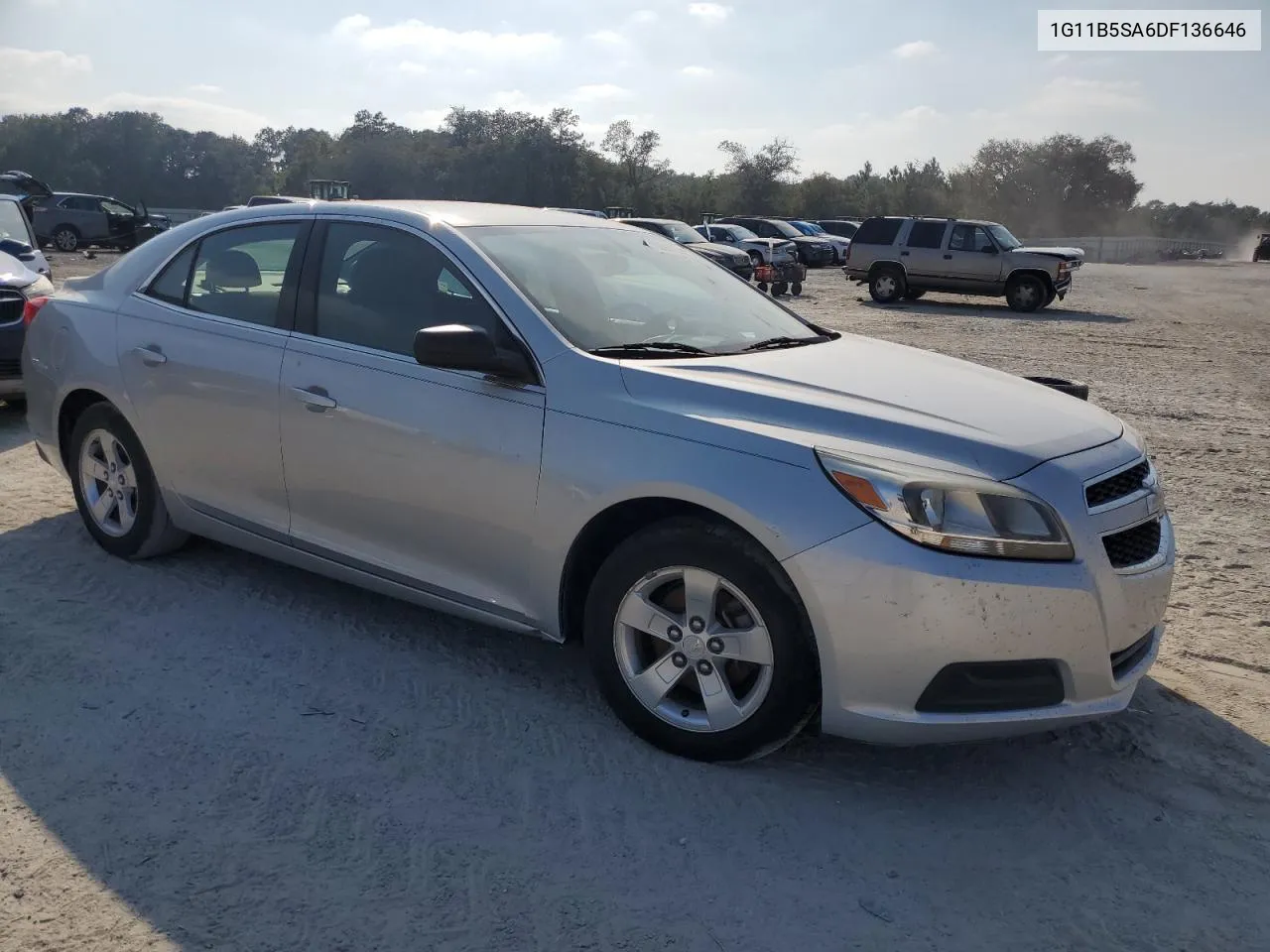 2013 Chevrolet Malibu Ls VIN: 1G11B5SA6DF136646 Lot: 78308724