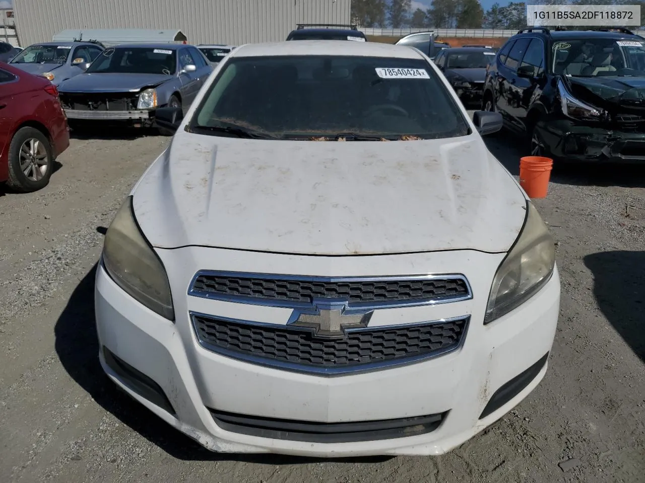 2013 Chevrolet Malibu Ls VIN: 1G11B5SA2DF118872 Lot: 78540424