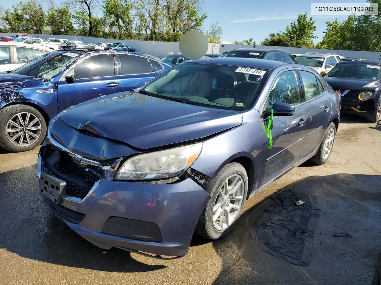 2014 Chevrolet Malibu 1Lt VIN: 1G11C5SLXEF199703 Lot: 52001354