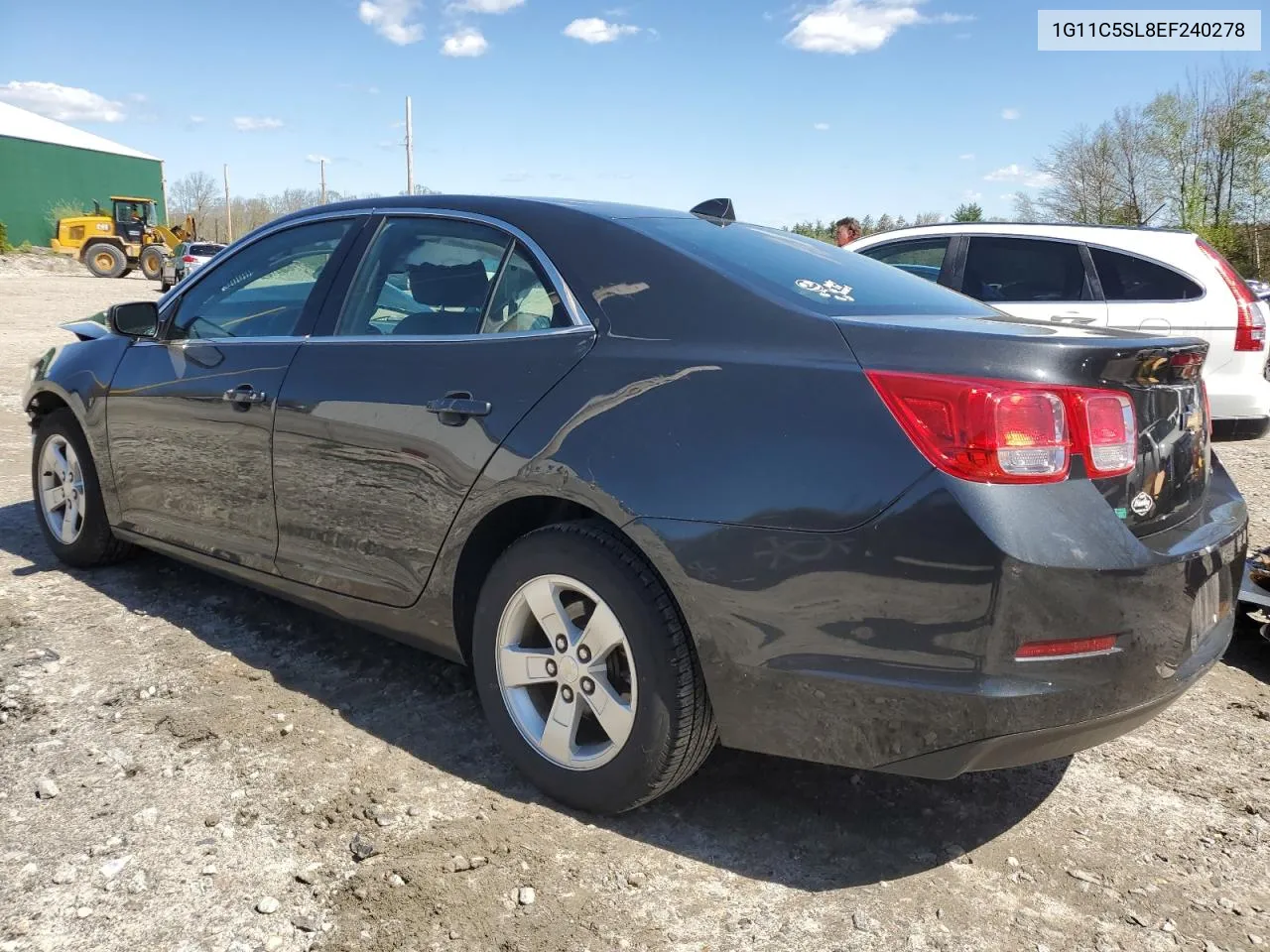 2014 Chevrolet Malibu 1Lt VIN: 1G11C5SL8EF240278 Lot: 54027734