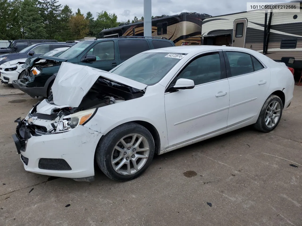 2014 Chevrolet Malibu 1Lt VIN: 1G11C5SL0EF212586 Lot: 54372874