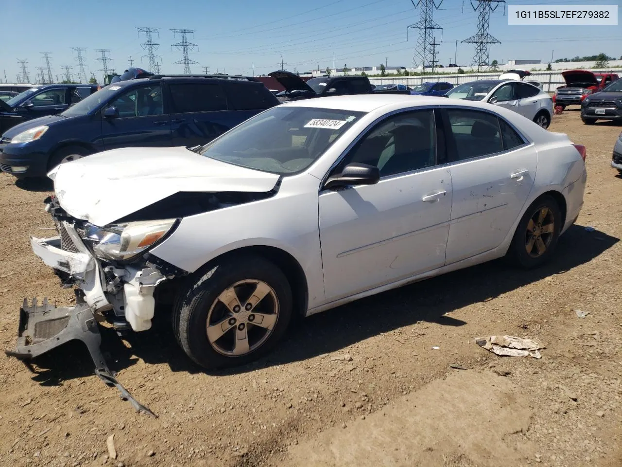 2014 Chevrolet Malibu Ls VIN: 1G11B5SL7EF279382 Lot: 58340724