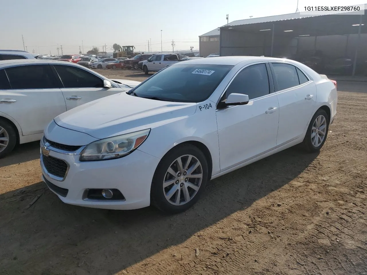 2014 Chevrolet Malibu 2Lt VIN: 1G11E5SLXEF298760 Lot: 64600174