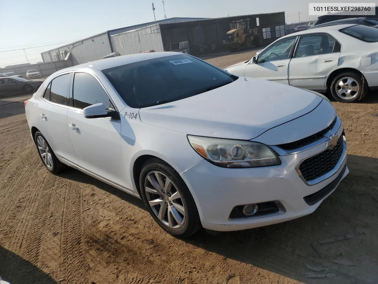 2014 Chevrolet Malibu 2Lt VIN: 1G11E5SLXEF298760 Lot: 64600174