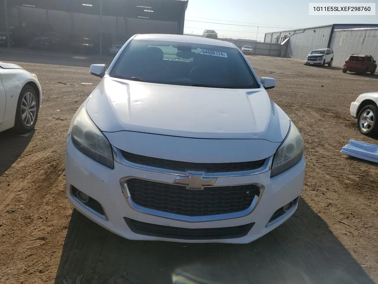 2014 Chevrolet Malibu 2Lt VIN: 1G11E5SLXEF298760 Lot: 64600174