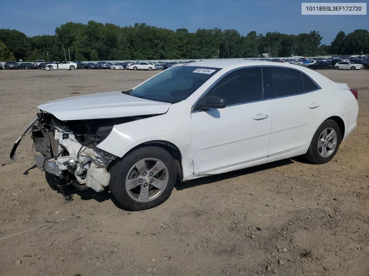 1G11B5SL3EF172720 2014 Chevrolet Malibu Ls