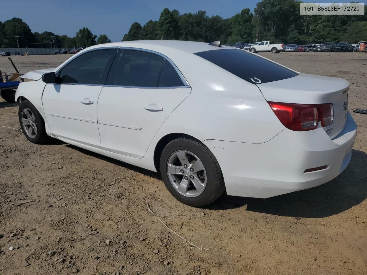 2014 Chevrolet Malibu Ls VIN: 1G11B5SL3EF172720 Lot: 68374064