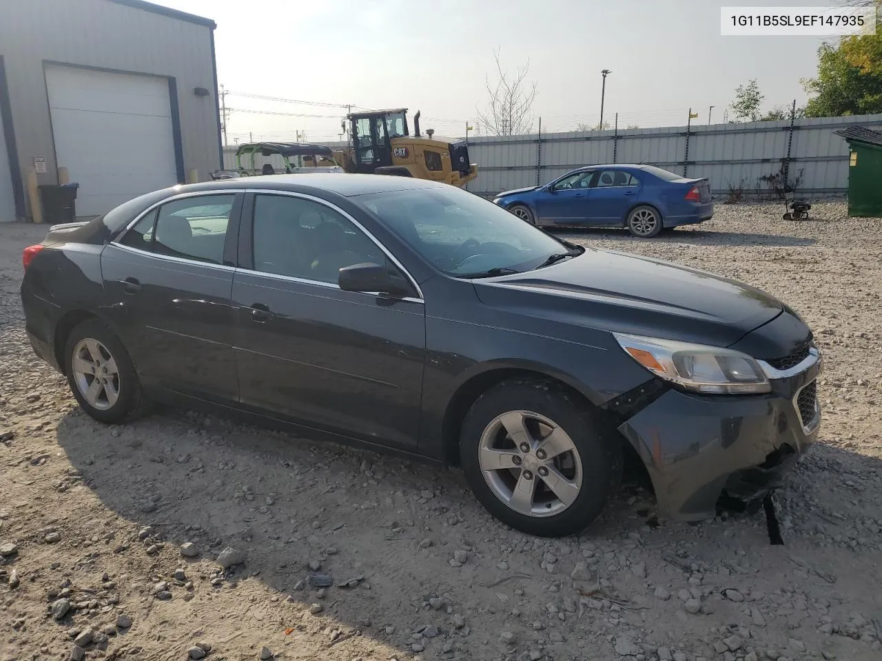 2014 Chevrolet Malibu Ls VIN: 1G11B5SL9EF147935 Lot: 70958054