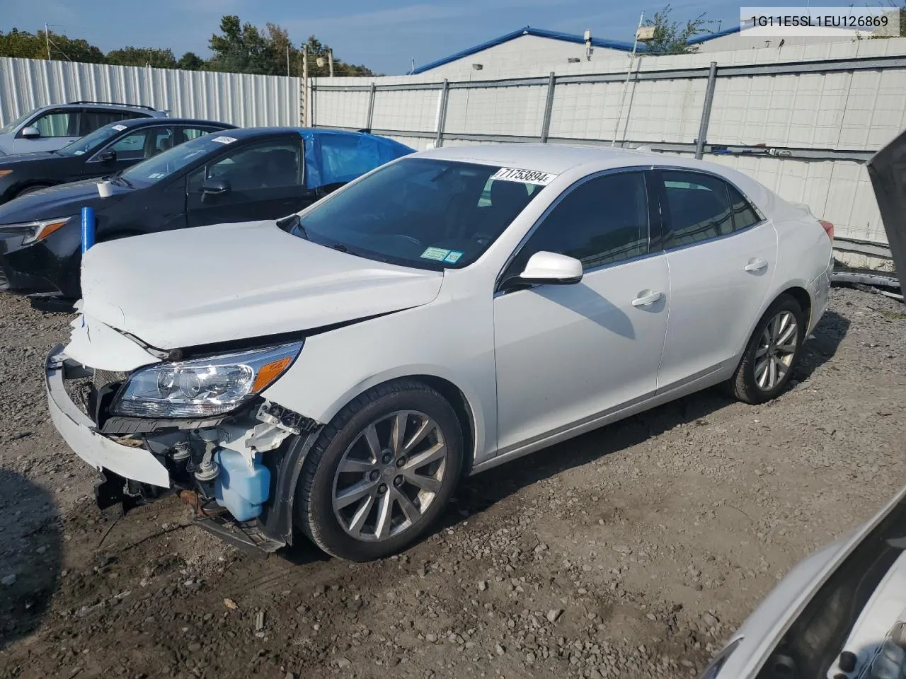 2014 Chevrolet Malibu 2Lt VIN: 1G11E5SL1EU126869 Lot: 71753894