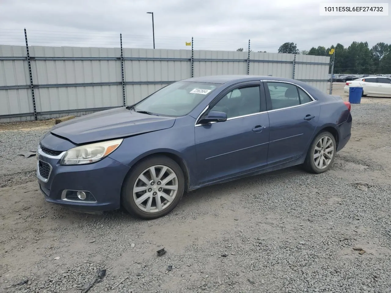 2014 Chevrolet Malibu 2Lt VIN: 1G11E5SL6EF274732 Lot: 72562664