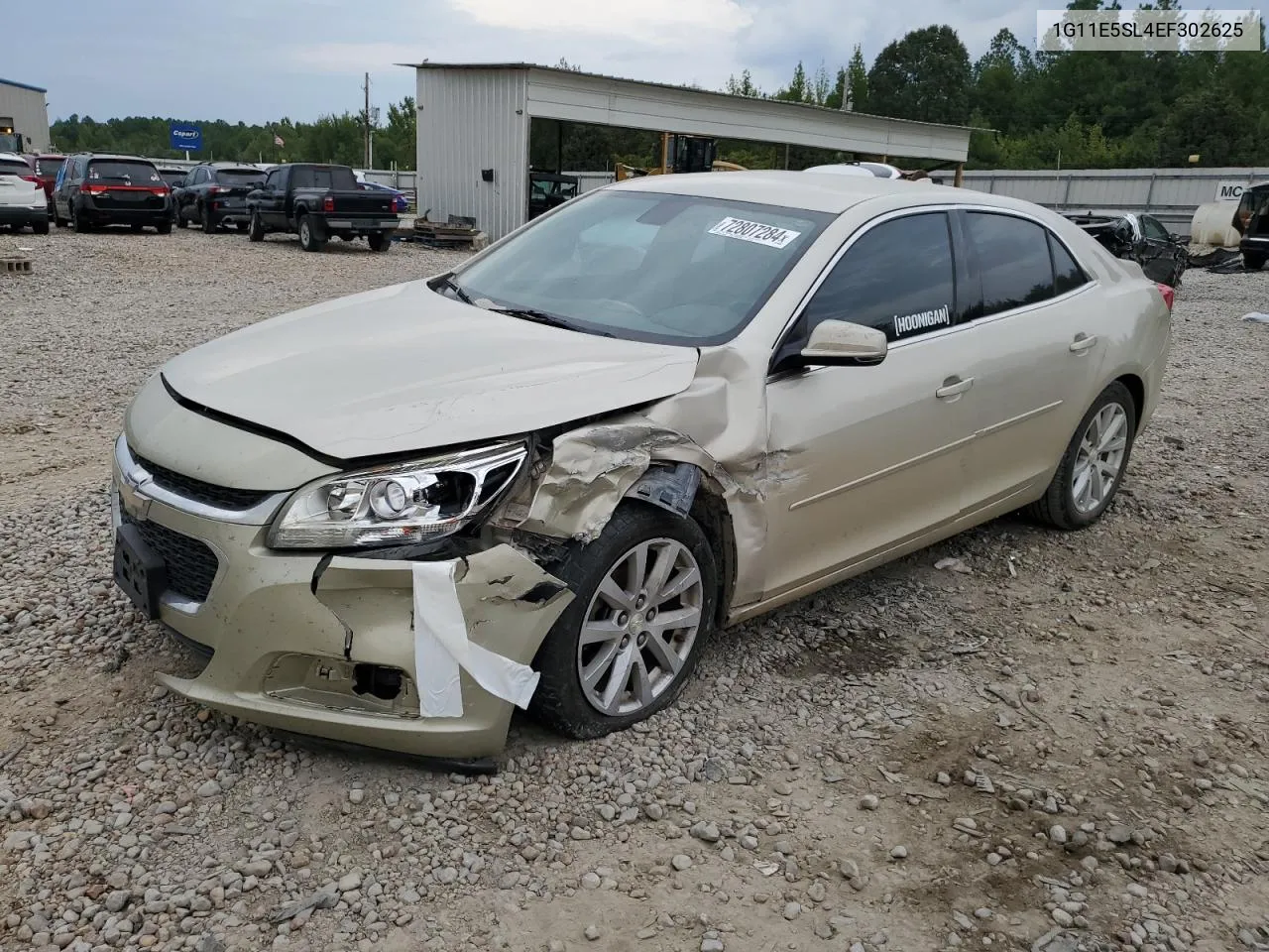 2014 Chevrolet Malibu 2Lt VIN: 1G11E5SL4EF302625 Lot: 72807284