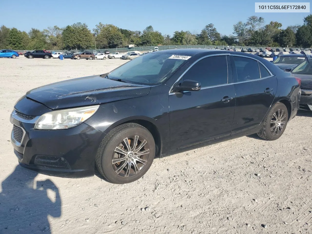 2014 Chevrolet Malibu 1Lt VIN: 1G11C5SL6EF172840 Lot: 73962164