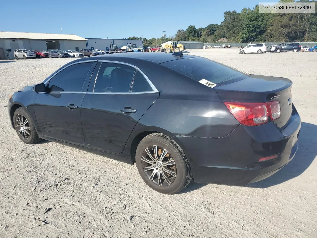 2014 Chevrolet Malibu 1Lt VIN: 1G11C5SL6EF172840 Lot: 73962164