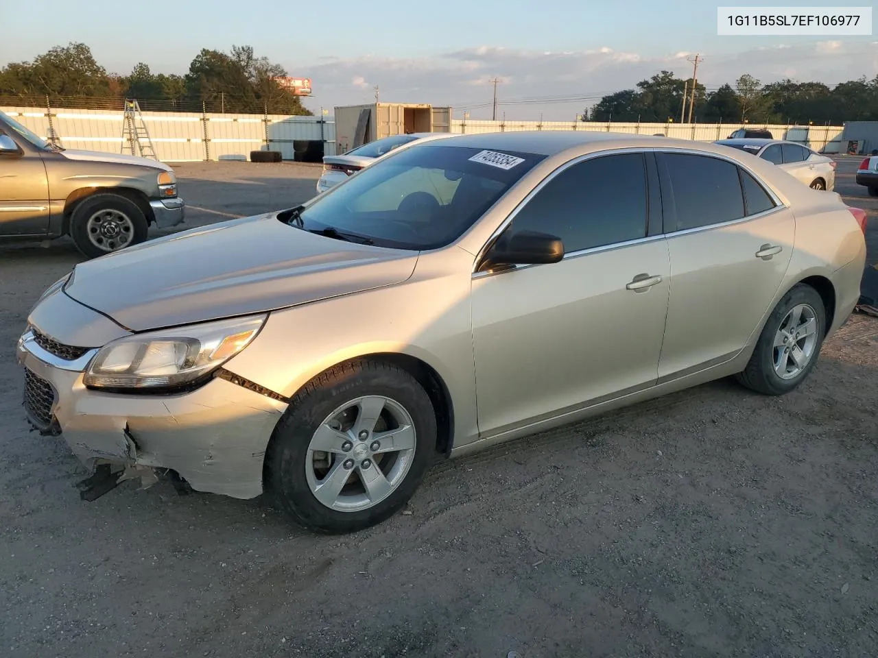 2014 Chevrolet Malibu Ls VIN: 1G11B5SL7EF106977 Lot: 74053354