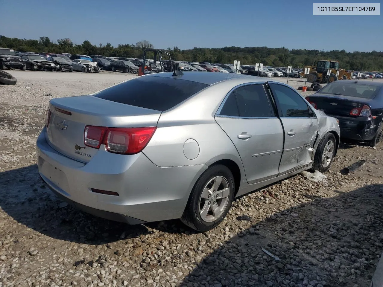 2014 Chevrolet Malibu Ls VIN: 1G11B5SL7EF104789 Lot: 74223164