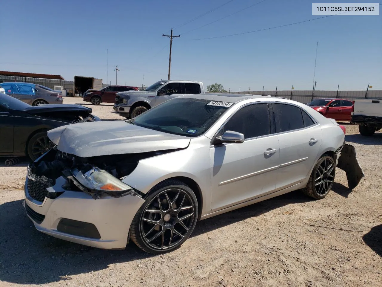 1G11C5SL3EF294152 2014 Chevrolet Malibu 1Lt