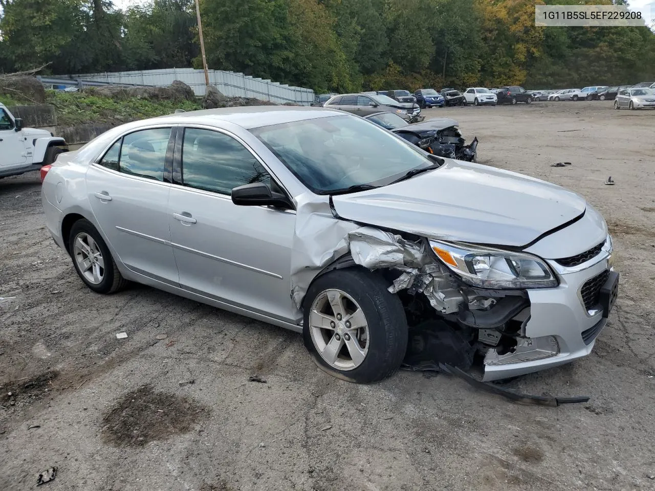 2014 Chevrolet Malibu Ls VIN: 1G11B5SL5EF229208 Lot: 74641274