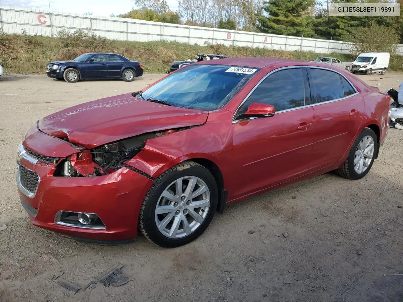 2014 Chevrolet Malibu 2Lt VIN: 1G11E5SL8EF119891 Lot: 74661534