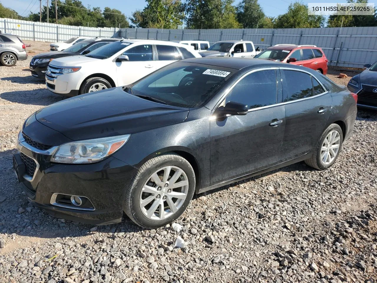 2014 Chevrolet Malibu Ltz VIN: 1G11H5SL4EF259265 Lot: 74680894