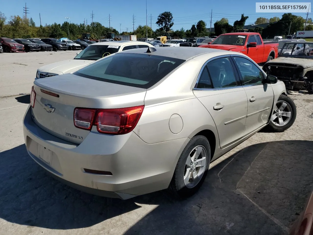 2014 Chevrolet Malibu Ls VIN: 1G11B5SL5EF157569 Lot: 74887574