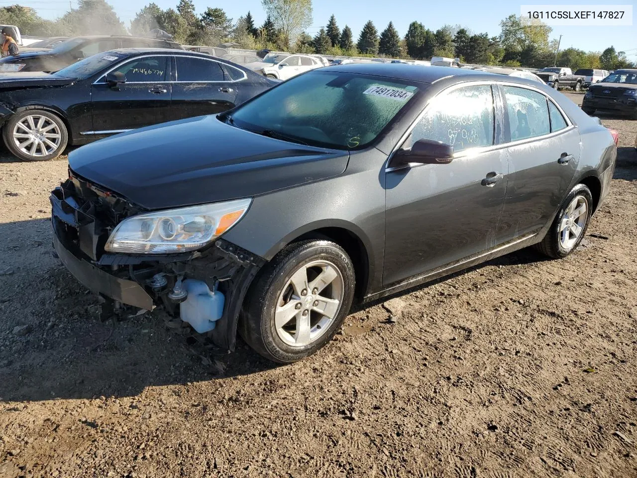 2014 Chevrolet Malibu 1Lt VIN: 1G11C5SLXEF147827 Lot: 74917034