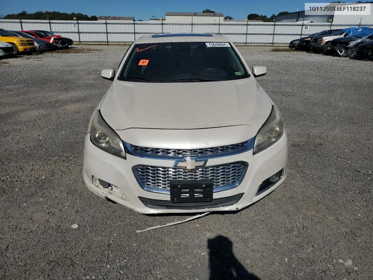 2014 Chevrolet Malibu Ltz VIN: 1G11J5SX8EF118237 Lot: 75646094