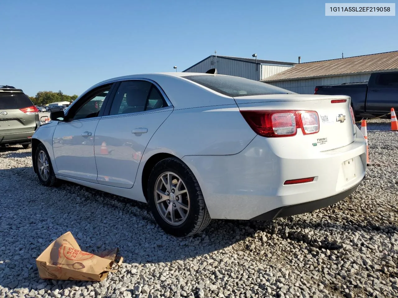 2014 Chevrolet Malibu Ls VIN: 1G11A5SL2EF219058 Lot: 76303404