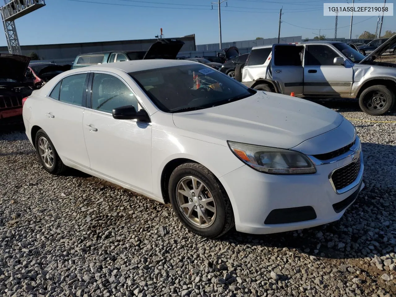 2014 Chevrolet Malibu Ls VIN: 1G11A5SL2EF219058 Lot: 76303404