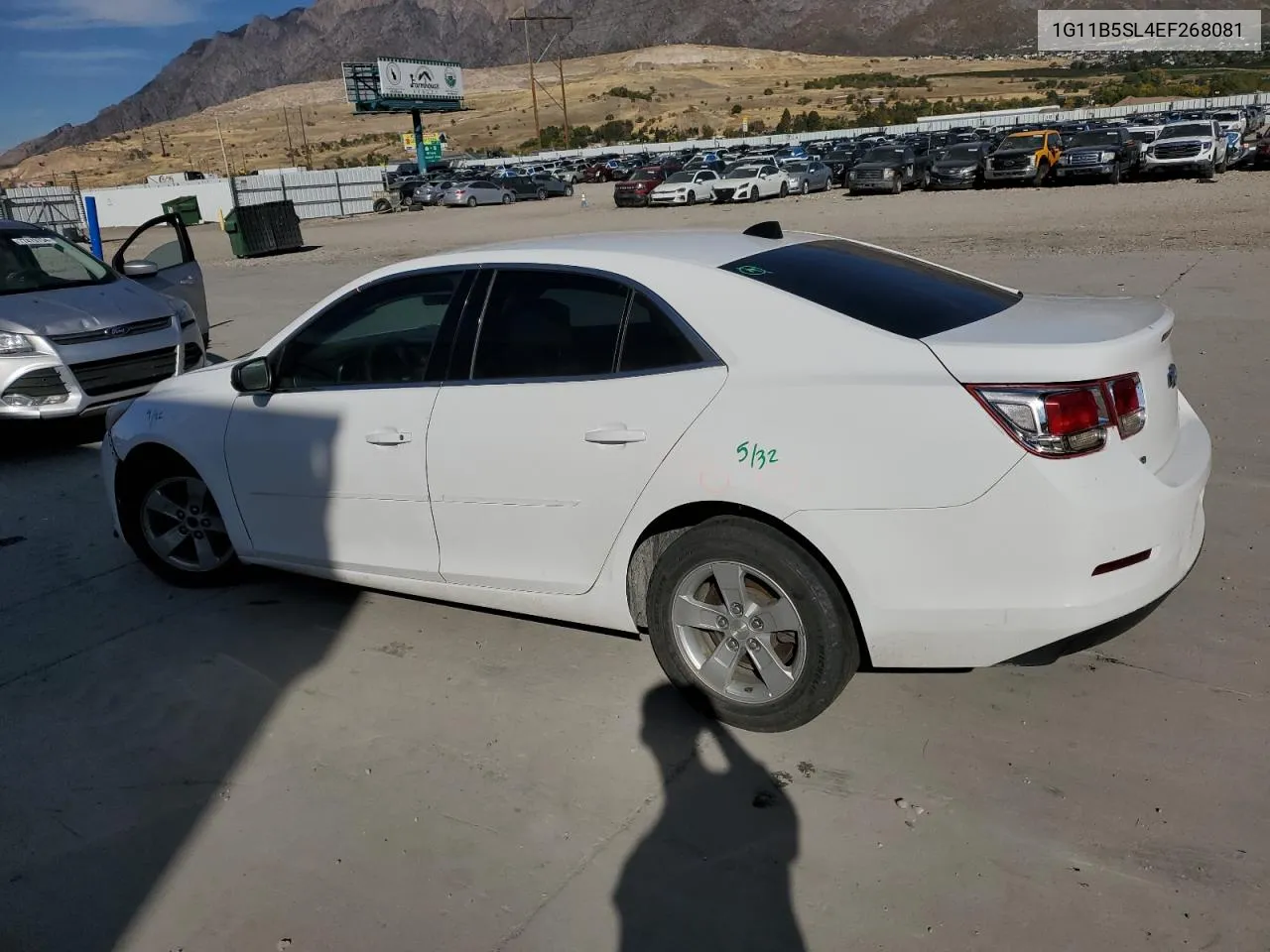 2014 Chevrolet Malibu Ls VIN: 1G11B5SL4EF268081 Lot: 76706354