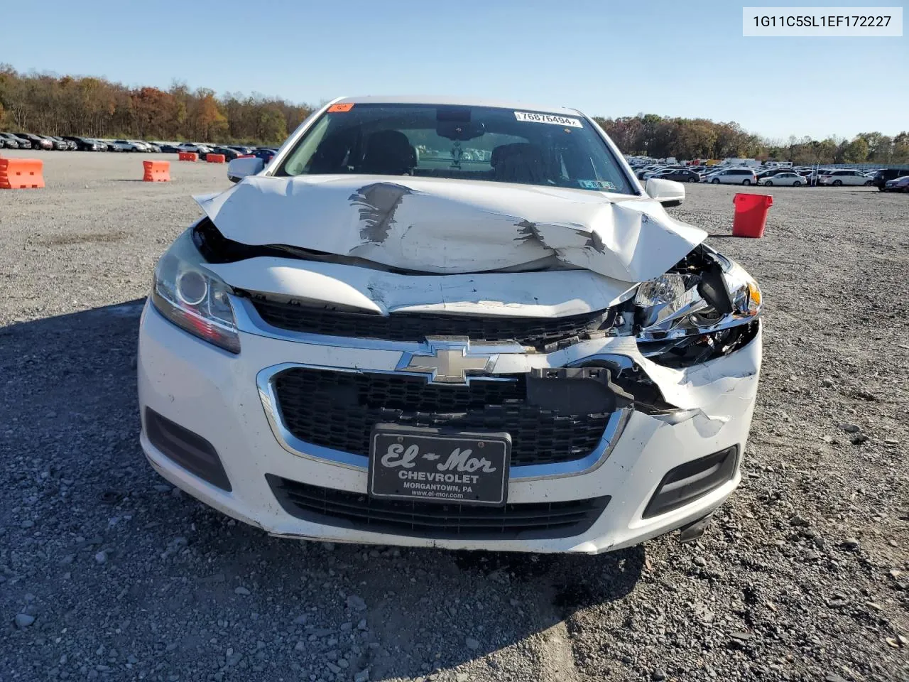 2014 Chevrolet Malibu 1Lt VIN: 1G11C5SL1EF172227 Lot: 76876494