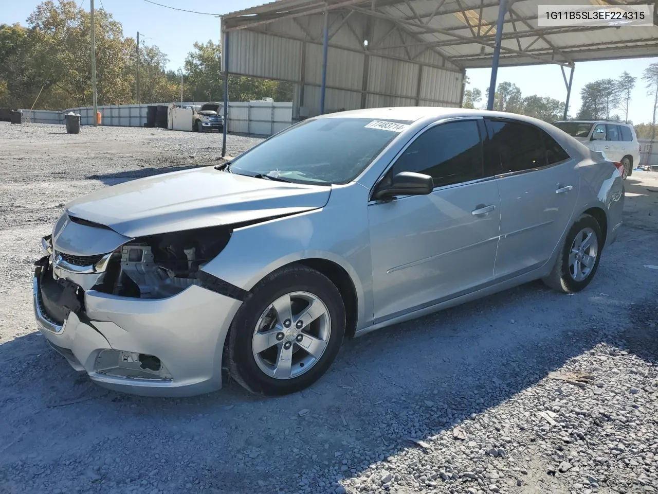 2014 Chevrolet Malibu Ls VIN: 1G11B5SL3EF224315 Lot: 77483714