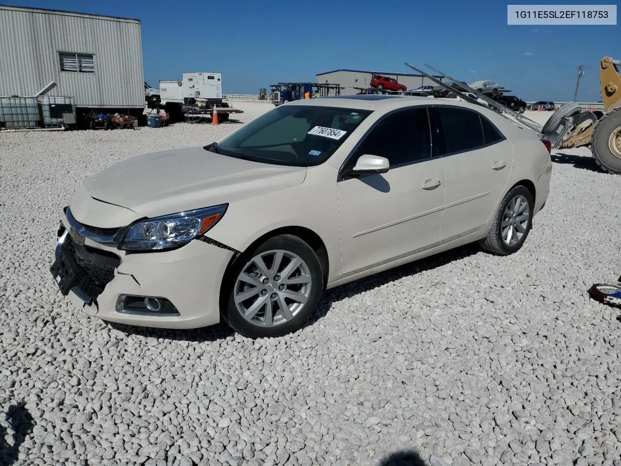 2014 Chevrolet Malibu 2Lt VIN: 1G11E5SL2EF118753 Lot: 77607854