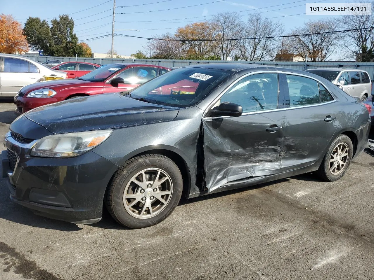 2014 Chevrolet Malibu Ls VIN: 1G11A5SL5EF147191 Lot: 78041924